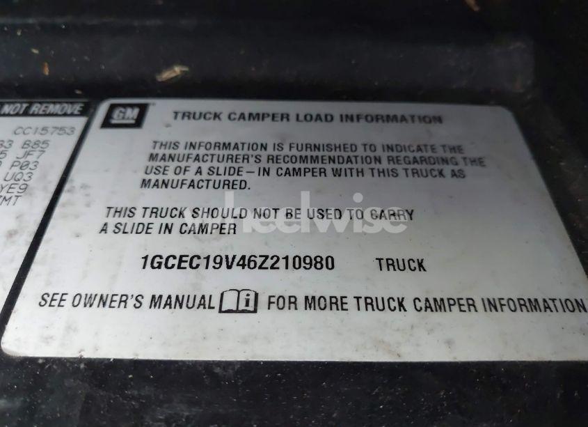 Photo 9 of 2006 Chevrolet Silverado 1500 LT1 (VIN 1GCEC19V46Z210980)