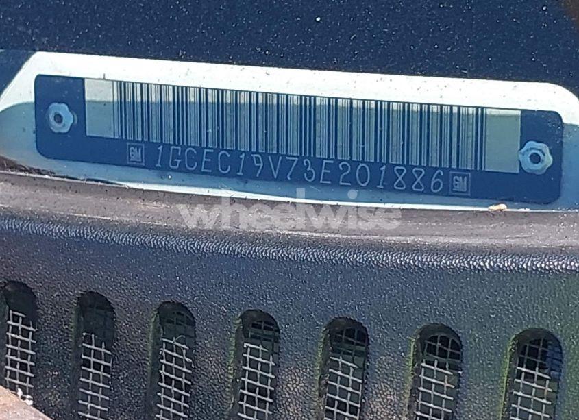 Photo 9 of 2003 Chevrolet Silverado 1500 LS (VIN 1GCEC19V73E201886)