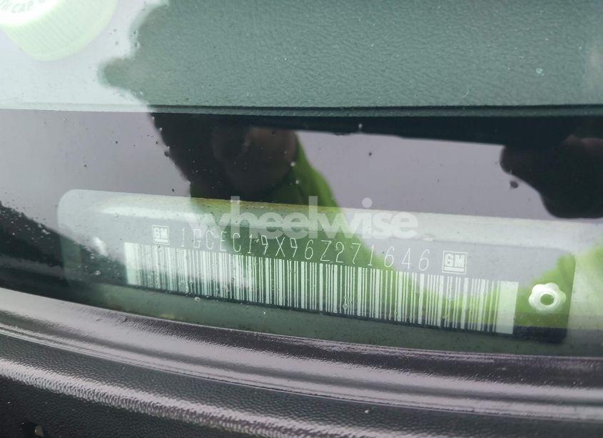 Photo 9 of 2006 Chevrolet Silverado 1500 WORK TRUCK (VIN 1GCEC19X96Z271646)