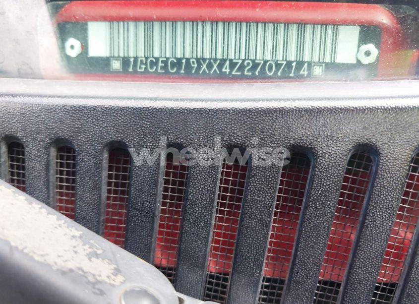 Photo 9 of 2004 Chevrolet Silverado 1500 WORK TRUCK (VIN 1GCEC19XX4Z270714)