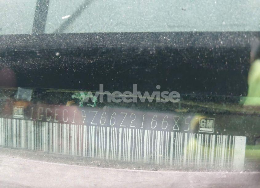 Photo 9 of 2006 Chevrolet Silverado 1500 LS (VIN 1GCEC19Z66Z216685)