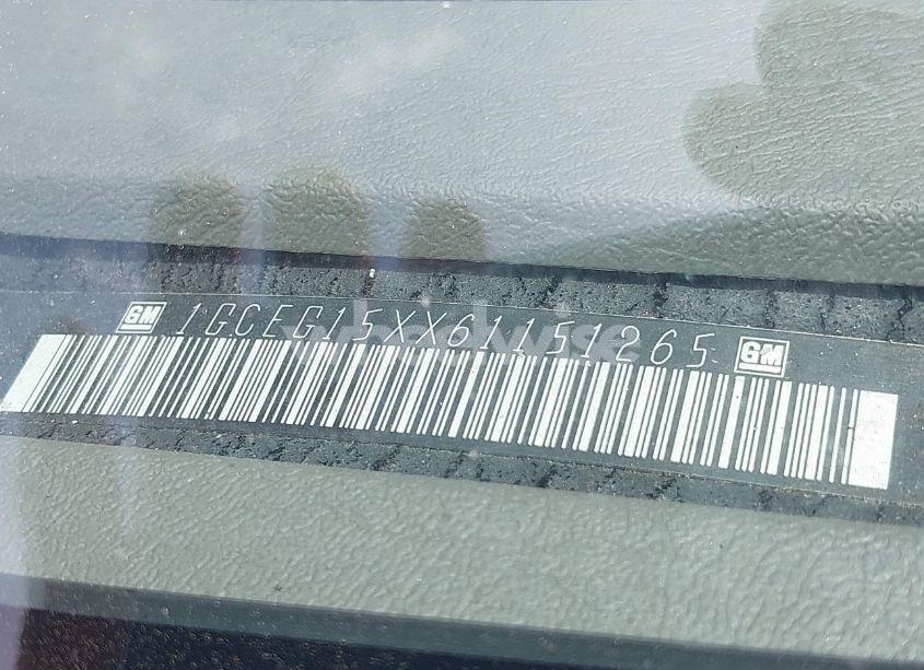 Photo 9 of 2006 Chevrolet Express WORK VAN (VIN 1GCEG15XX61151265)