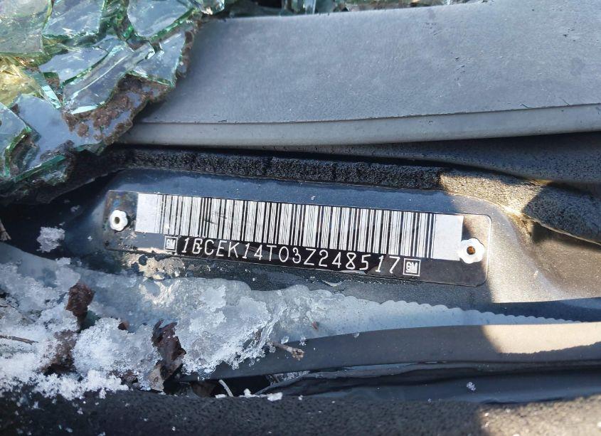 Photo 9 of 2003 Chevrolet Silverado 1500 (VIN 1GCEK14T03Z248517)