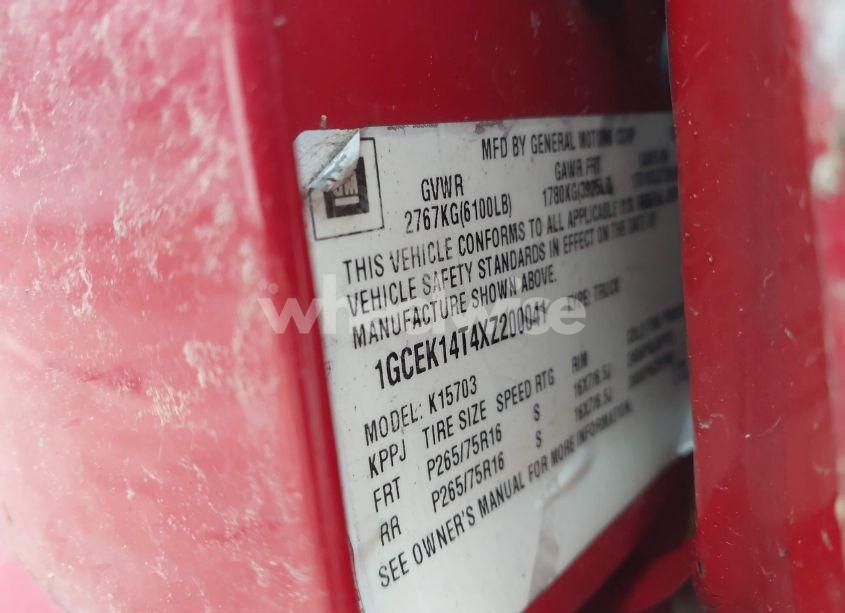 Photo 9 of 1999 Chevrolet Silverado 1500 LS (VIN 1GCEK14T4XZ200041)