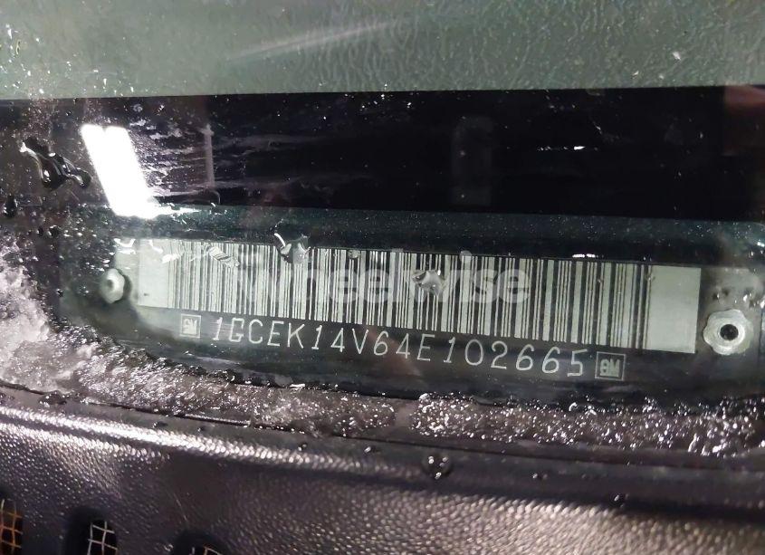 Photo 9 of 2004 Chevrolet Silverado 1500 WORK TRUCK (VIN 1GCEK14V64E102665)