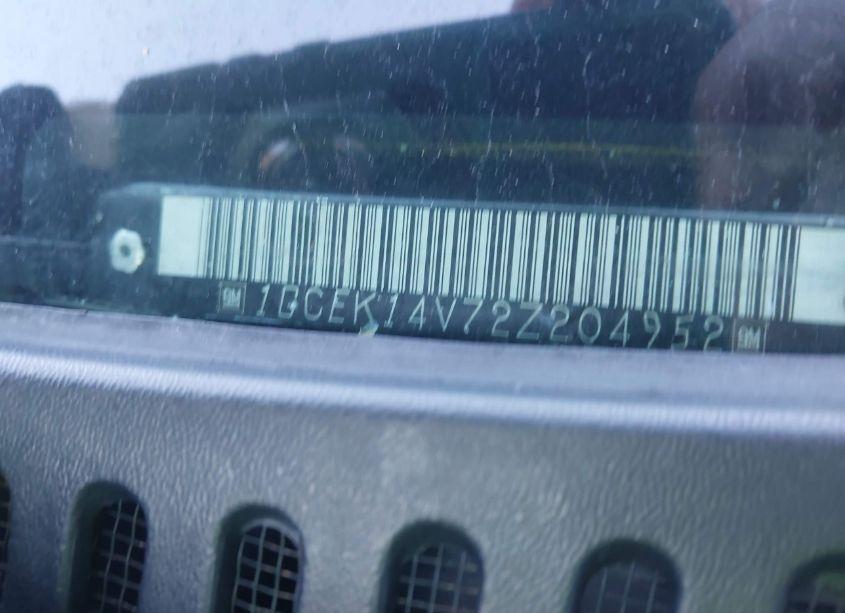 Photo 9 of 2002 Chevrolet Silverado 1500 (VIN 1GCEK14V72Z204952)