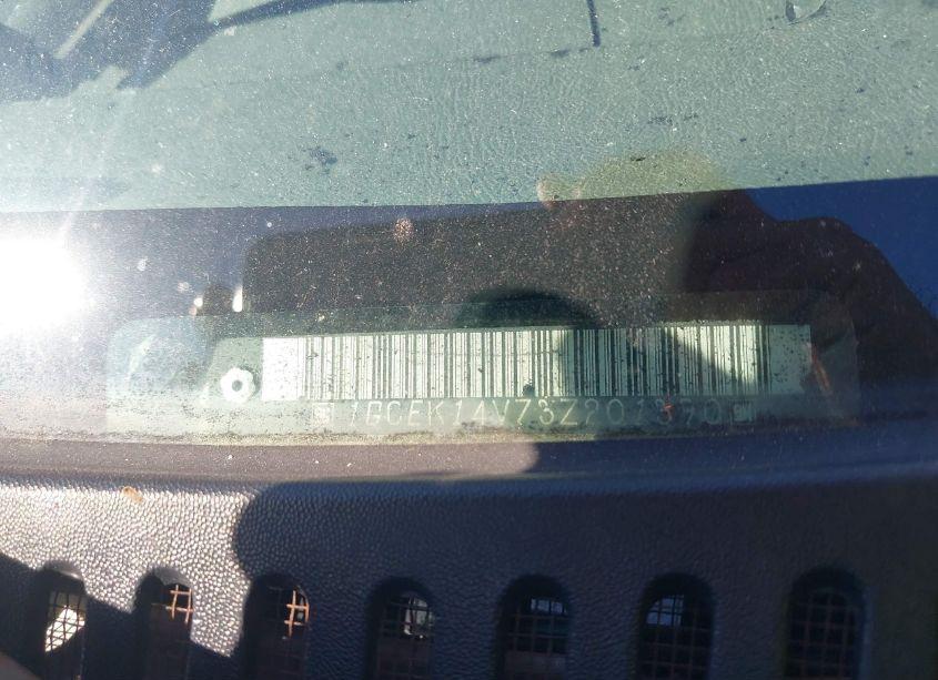 Photo 9 of 2003 Chevrolet Silverado 1500 WORK TRUCK (VIN 1GCEK14V73Z201390)