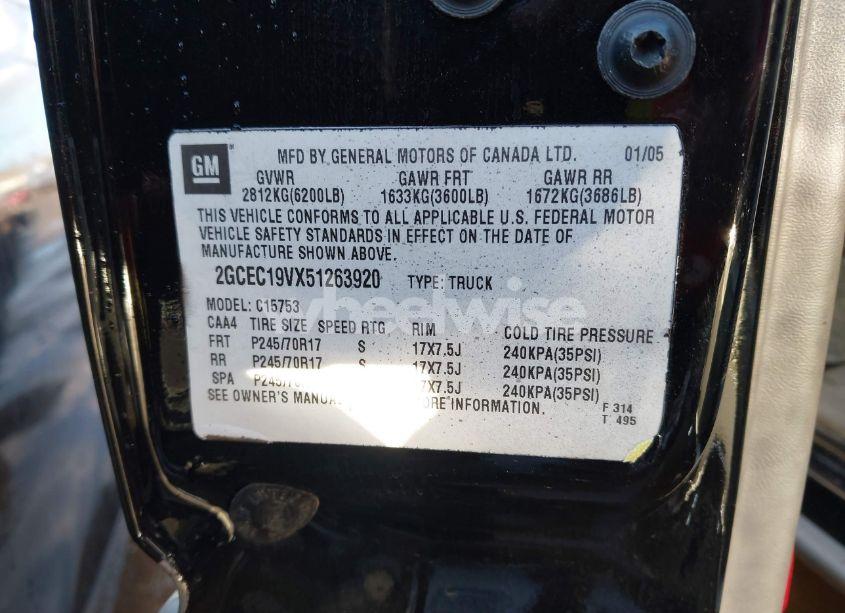 Photo 9 of 2006 Chevrolet Silverado 1500 LT3 (VIN 1GCEK19BX6Z254944)