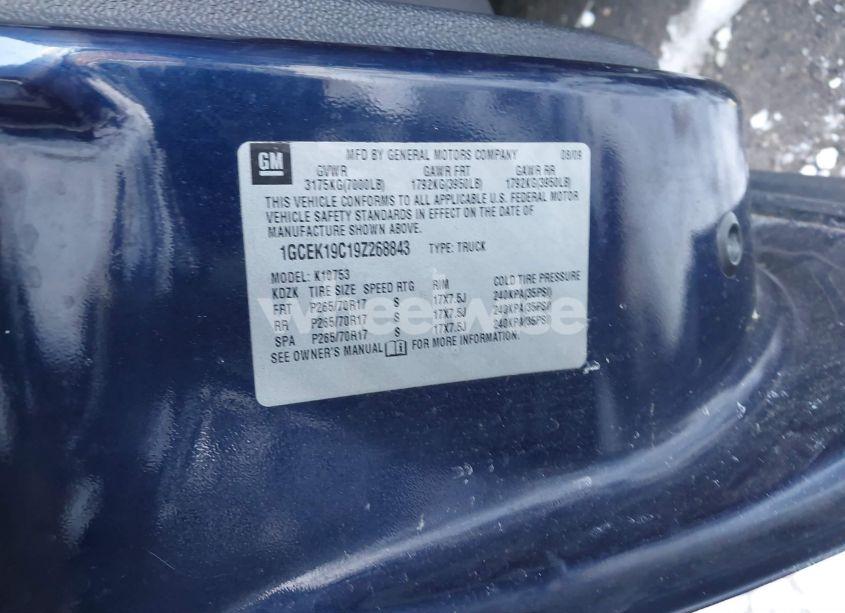 Photo 9 of 2009 Chevrolet Silverado 1500 LS (VIN 1GCEK19C19Z268843)