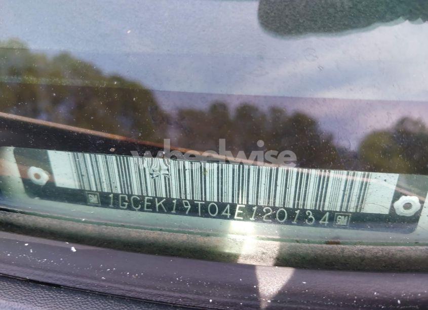 Photo 9 of 2004 Chevrolet Silverado 1500 WORK TRUCK (VIN 1GCEK19T04E120134)