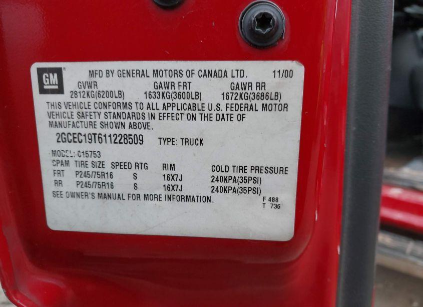 Photo 9 of 2002 Chevrolet Silverado 1500 LT (VIN 1GCEK19T12E169551)