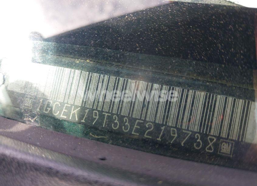 Photo 9 of 2003 Chevrolet Silverado K1500 (VIN 1GCEK19T33E219738)