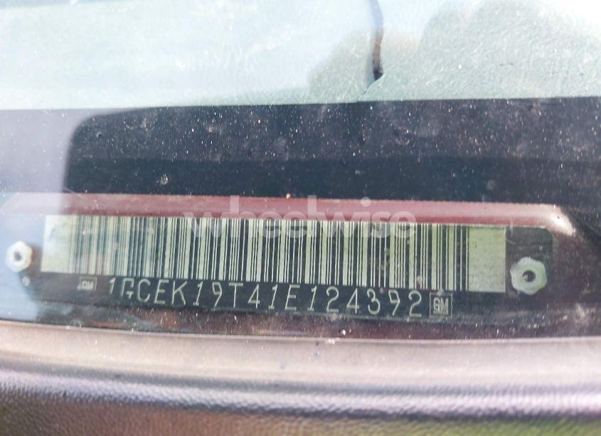 Photo 9 of 2001 Chevrolet Silverado 1500 LS (VIN 1GCEK19T41E124392)