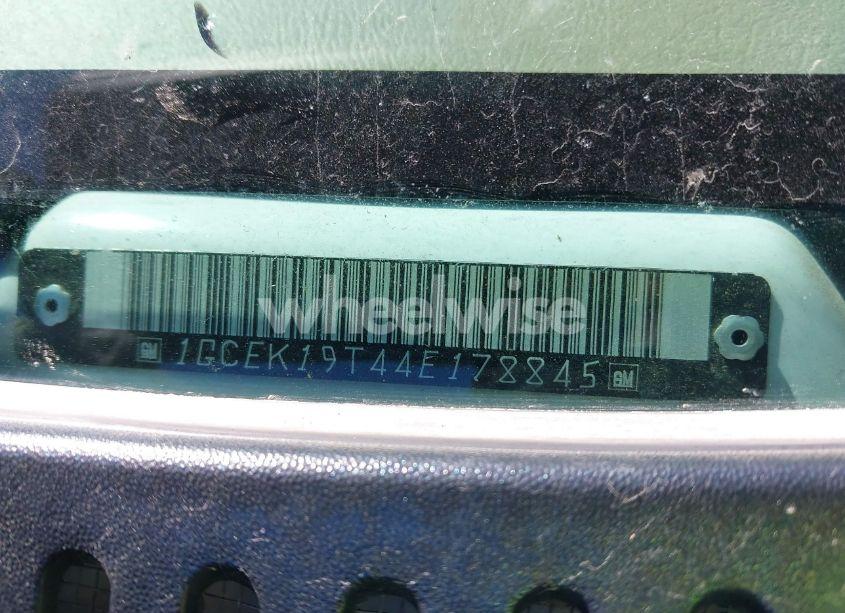 Photo 9 of 2004 Chevrolet Silverado 1500 LS (VIN 1GCEK19T44E178845)