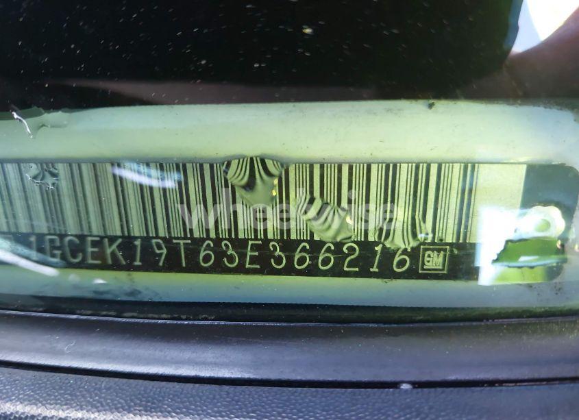 Photo 9 of 2003 Chevrolet Silverado 1500 LT (VIN 1GCEK19T63E366216)