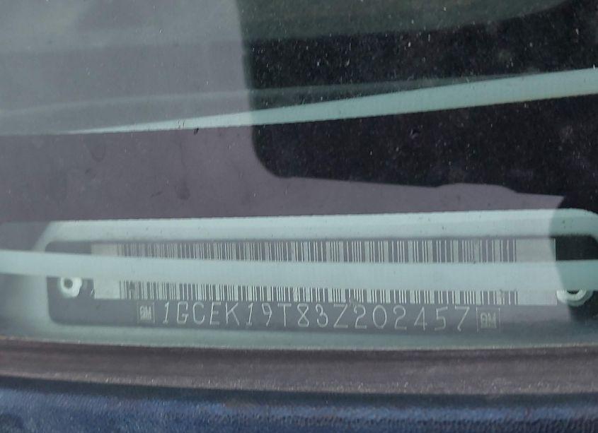 Photo 9 of 2003 Chevrolet Silverado 1500 LT (VIN 1GCEK19T83Z202457)