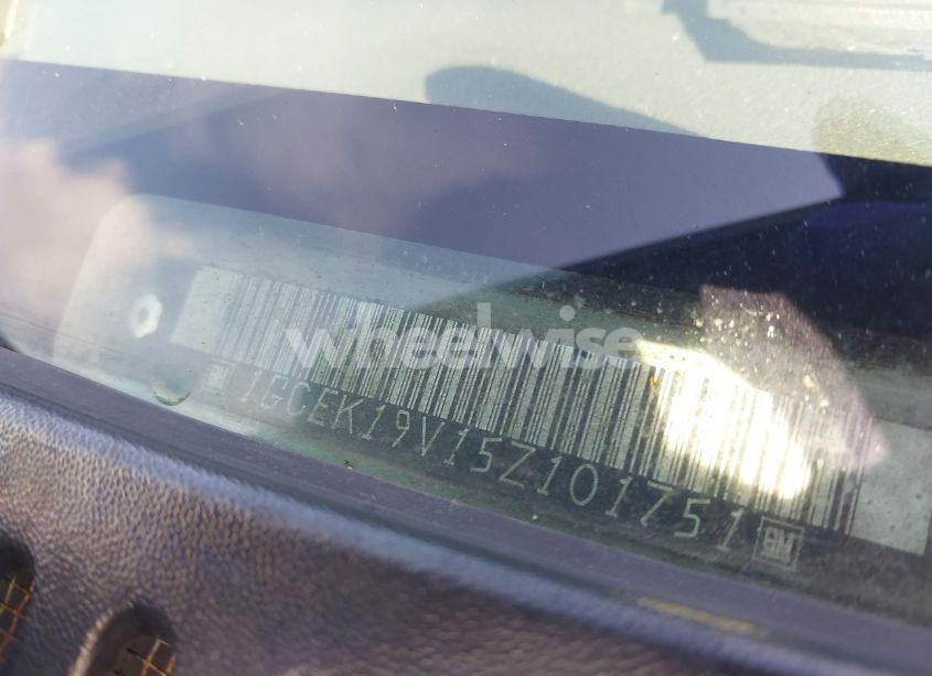 Photo 9 of 2005 Chevrolet Silverado 1500 LS (VIN 1GCEK19V15Z101751)