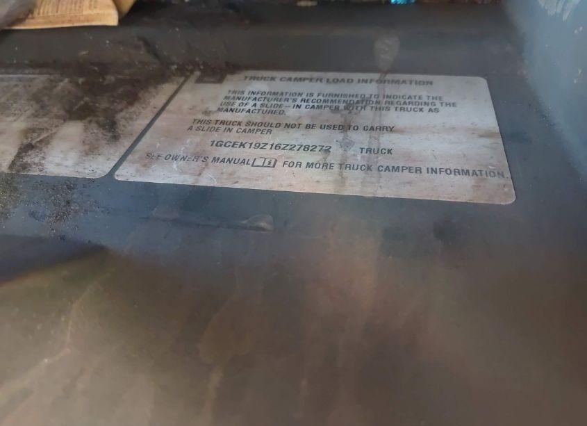 Photo 9 of 2006 Chevrolet Silverado 1500 LT1 (VIN 1GCEK19Z16Z278272)