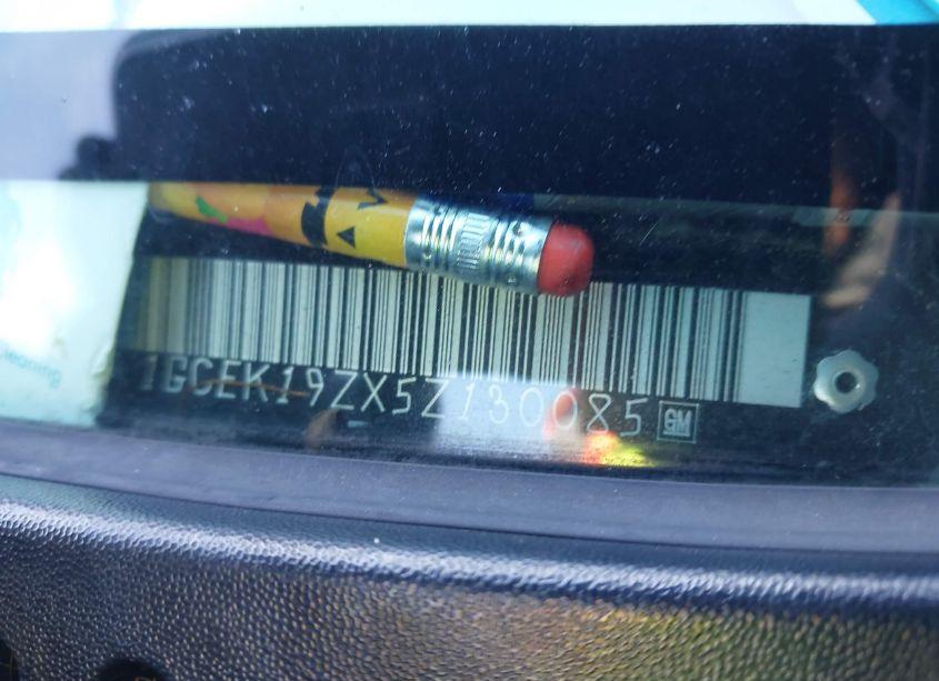 Photo 9 of 2005 Chevrolet Silverado 1500 Z71 (VIN 1GCEK19ZX5Z130085)