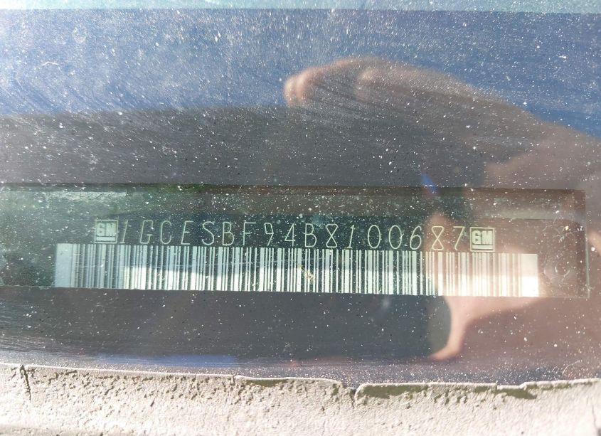 Photo 9 of 2011 Chevrolet Colorado WORK TRUCK (VIN 1GCESBF94B8100687)