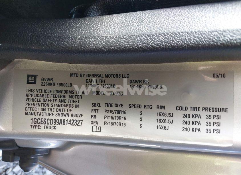 Photo 9 of 2010 Chevrolet Colorado 1LT (VIN 1GCESCD99A8142327)