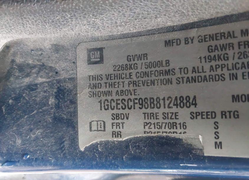 Photo 9 of 2011 Chevrolet Colorado 1LT (VIN 1GCESCF98B8124884)