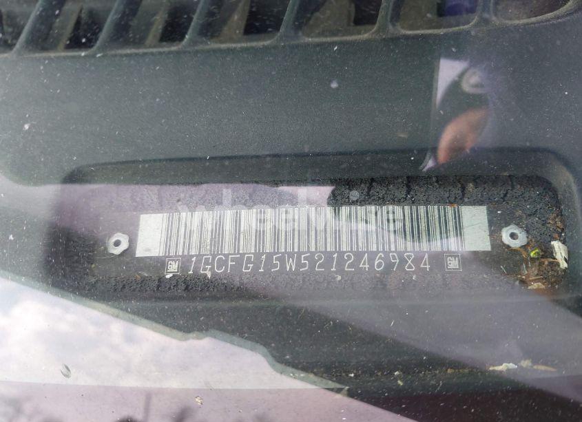 Photo 9 of 2002 Chevrolet Express (VIN 1GCFG15W521246984)