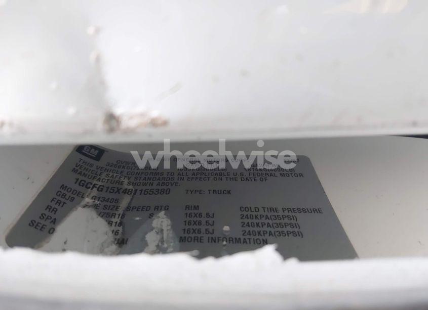 Photo 9 of 2008 Chevrolet Express WORK VAN (VIN 1GCFG15X481165380)