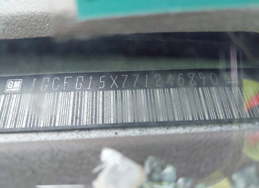 Photo 9 of 2007 Chevrolet Express WORK VAN (VIN 1GCFG15X771246890)