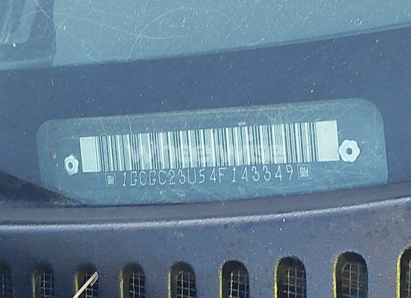 Photo 9 of 2004 Chevrolet Silverado 2500 LS (VIN 1GCGC23U54F143349)