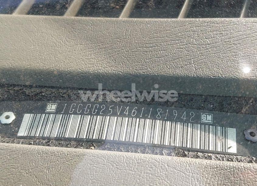 Photo 9 of 2006 Chevrolet Express WORK VAN (VIN 1GCGG25V461181942)