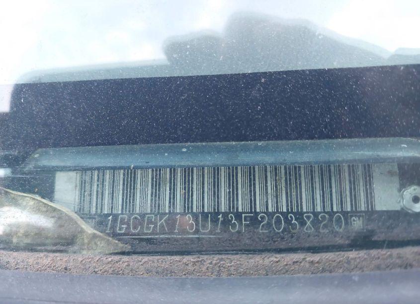 Photo 9 of 2003 Chevrolet Silverado 1500HD LT (VIN 1GCGK13U13F203820)