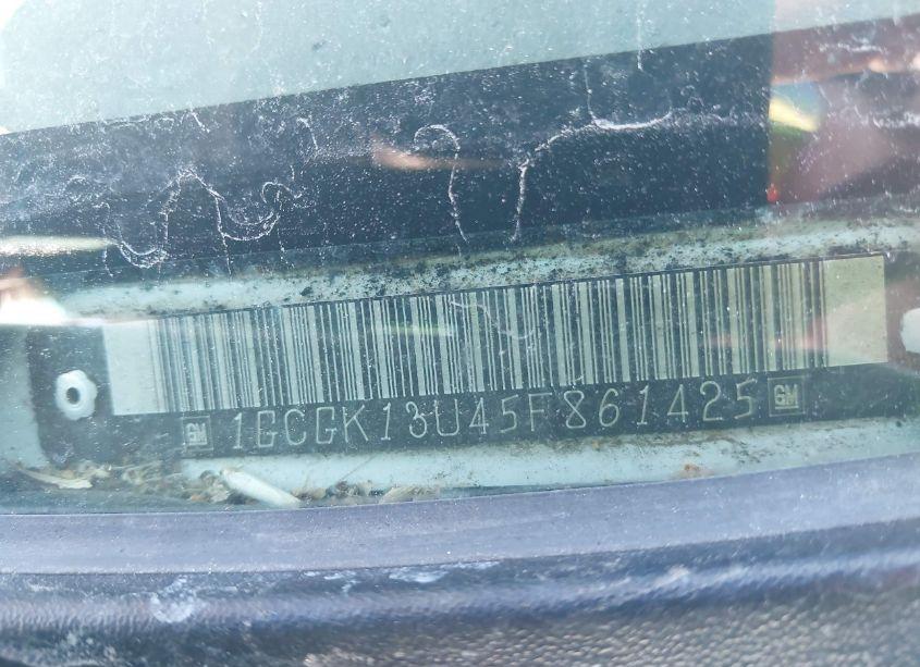 Photo 9 of 2005 Chevrolet Silverado 1500HD LS (VIN 1GCGK13U45F861425)