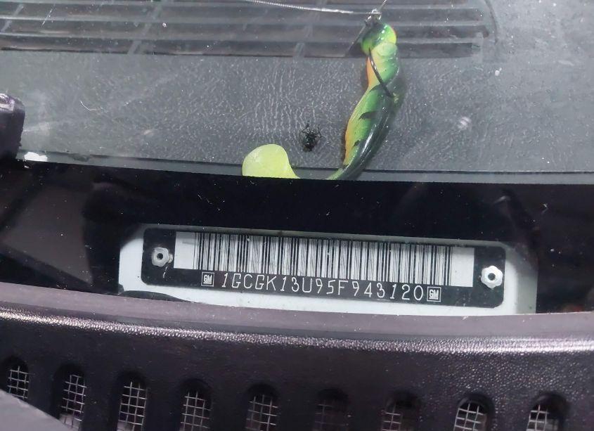 Photo 9 of 2005 Chevrolet Silverado 1500HD LS (VIN 1GCGK13U95F943120)