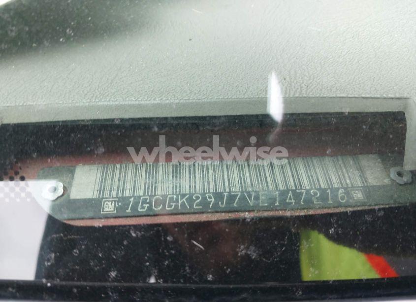 Photo 9 of 1997 Chevrolet Gmt-400 K2500 (VIN 1GCGK29J7VE147216)