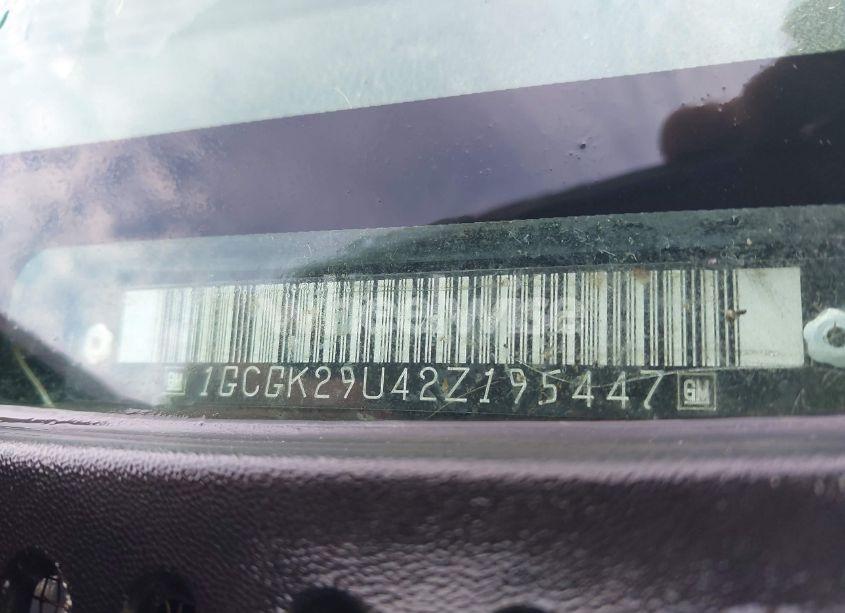 Photo 9 of 2002 Chevrolet Silverado 2500 LT (VIN 1GCGK29U42Z195447)