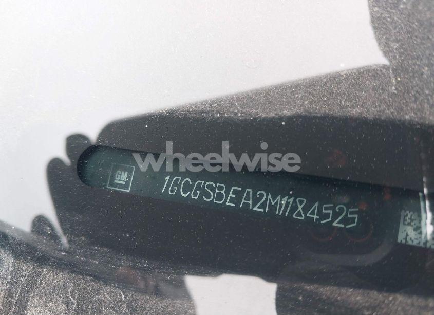 Photo 9 of 2021 Chevrolet Colorado 2WD SHORT BOX WT (VIN 1GCGSBEA2M1184525)