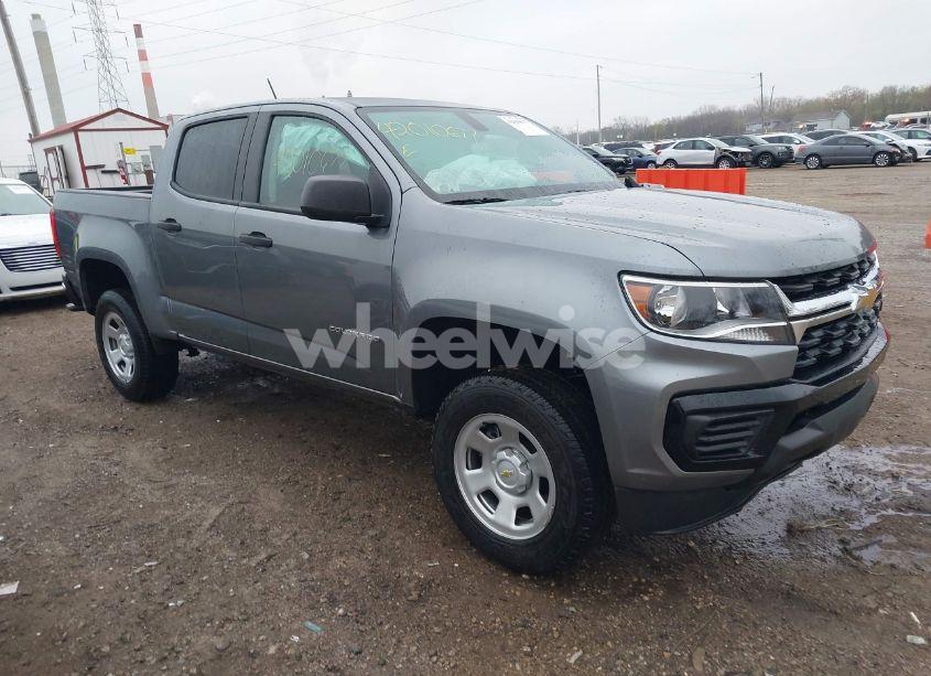 2021 Chevrolet Colorado 2WD SHORT BOX WT (VIN 1GCGSBEA6M1278097) main photo
