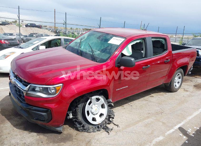 Photo 2 of 2021 Chevrolet Colorado 2WD SHORT BOX WT (VIN 1GCGSBEA8M1115046)