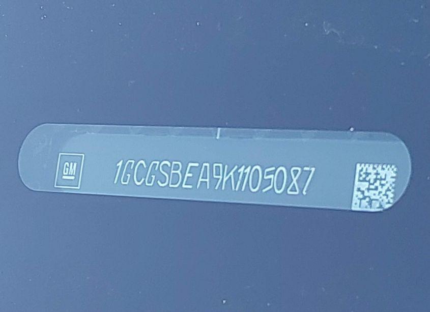 Photo 9 of 2019 Chevrolet Colorado WT (VIN 1GCGSBEA9K1105087)