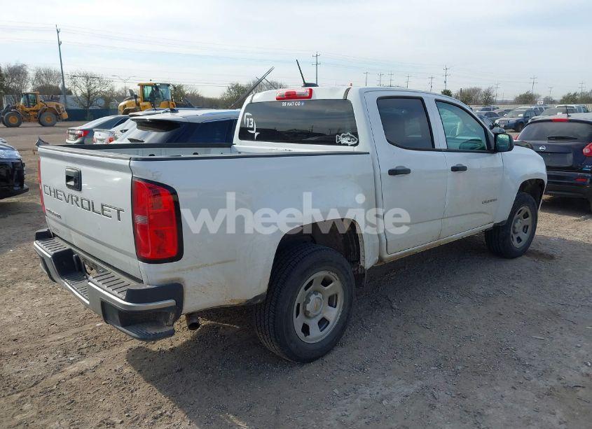 Photo 4 of 2022 Chevrolet Colorado 2WD SHORT BOX WT (VIN 1GCGSBEAXN1308607)