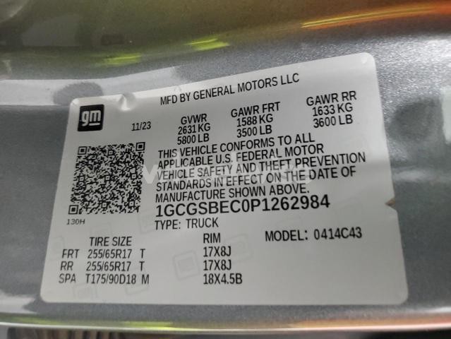 Photo 5 of 2023 CHEVROLET COLORADO N/A (VIN 1GCGSBEC0P1262984)