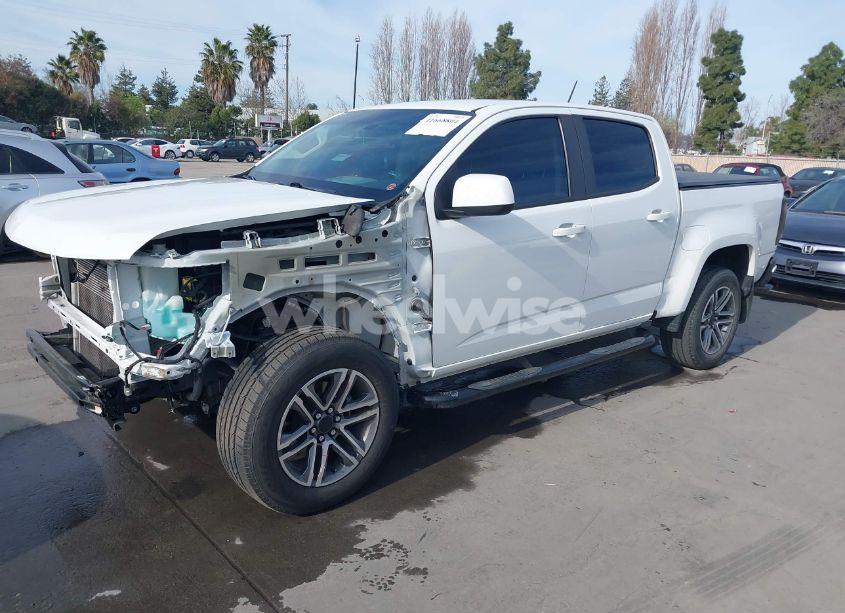 Photo 2 of 2021 Chevrolet Colorado 2WD SHORT BOX WT (VIN 1GCGSBENXM1118310)