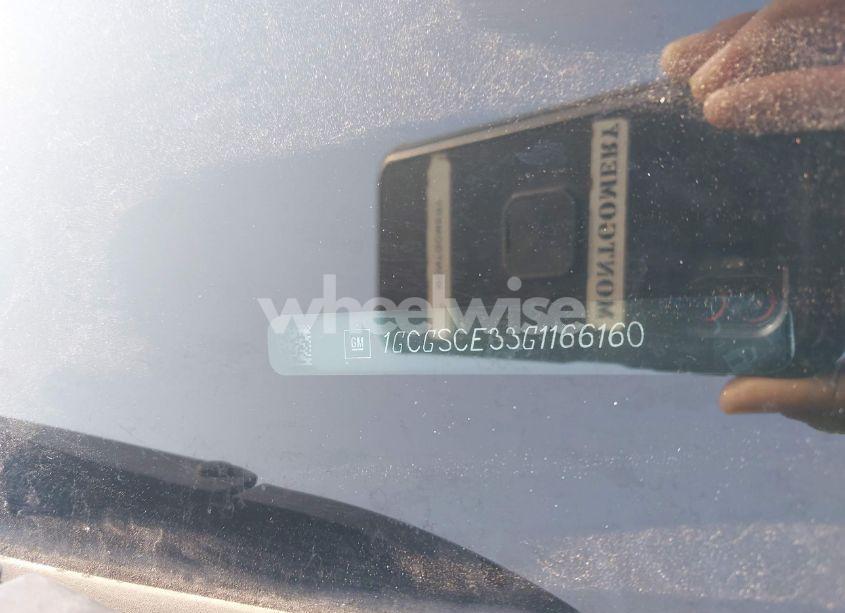 Photo 9 of 2016 Chevrolet Colorado LT (VIN 1GCGSCE33G1166160)