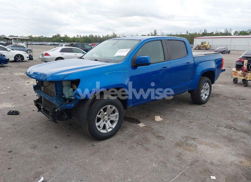 Photo 2 of 2021 Chevrolet Colorado 2WD SHORT BOX LT (VIN 1GCGSCEA0M1147592)