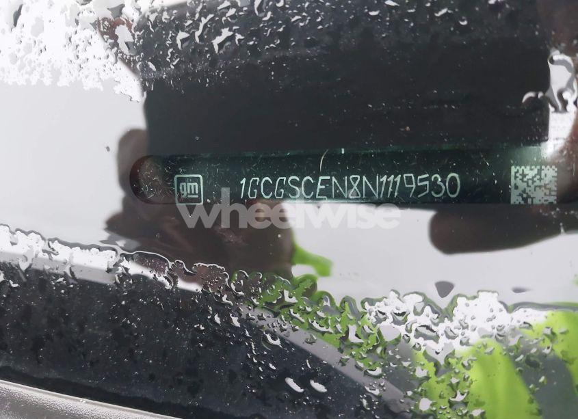 Photo 9 of 2022 Chevrolet Colorado N/A (VIN 1GCGSCEN8N1119530)