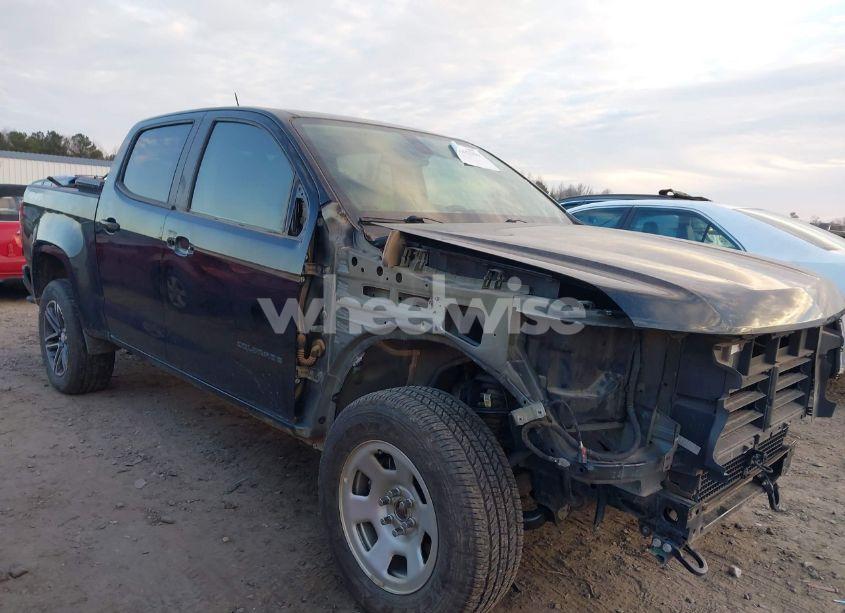 2021 Chevrolet Colorado 4WD SHORT BOX WT (VIN 1GCGTBEN0M1143701) main photo