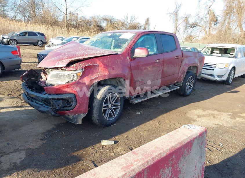 Photo 2 of 2021 Chevrolet Colorado 4WD SHORT BOX WT (VIN 1GCGTBEN6M1217560)