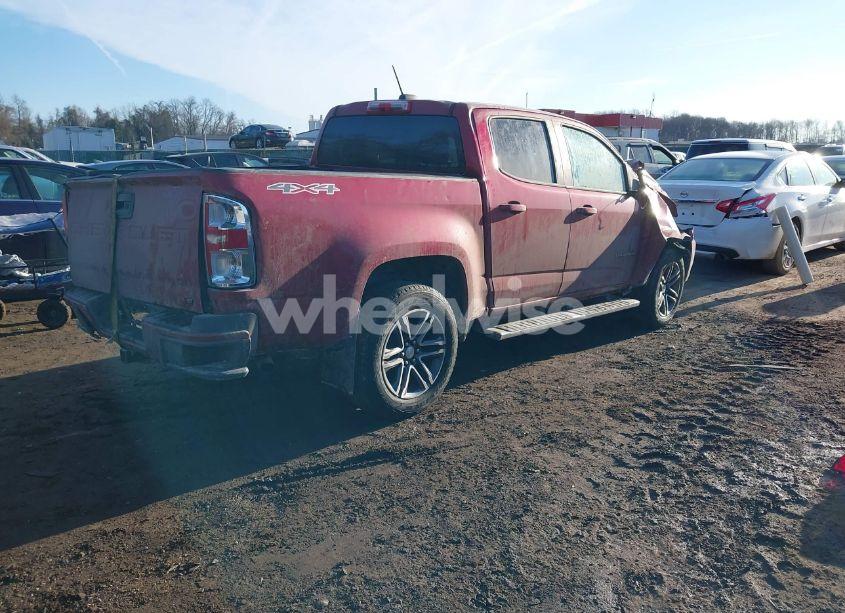 Photo 4 of 2021 Chevrolet Colorado 4WD SHORT BOX WT (VIN 1GCGTBEN6M1217560)