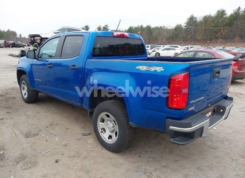 Photo 3 of 2021 Chevrolet Colorado 4WD SHORT BOX WT (VIN 1GCGTBEN7M1287584)